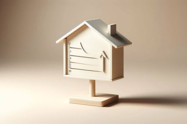 Un tableau de prévision en forme de maison